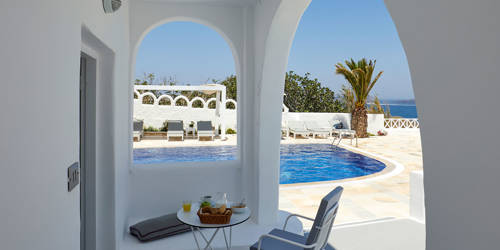 
Santorini View Hotel with Terrace Patio and swimming pool