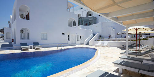 
Santorini View Hotel swimming pool area