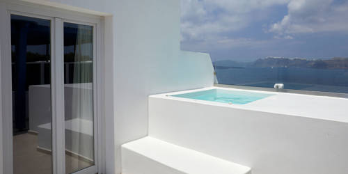 
Santorini View Hotel Deluxe Double room with Panoramic Caldera View and balcony with Hot Tub