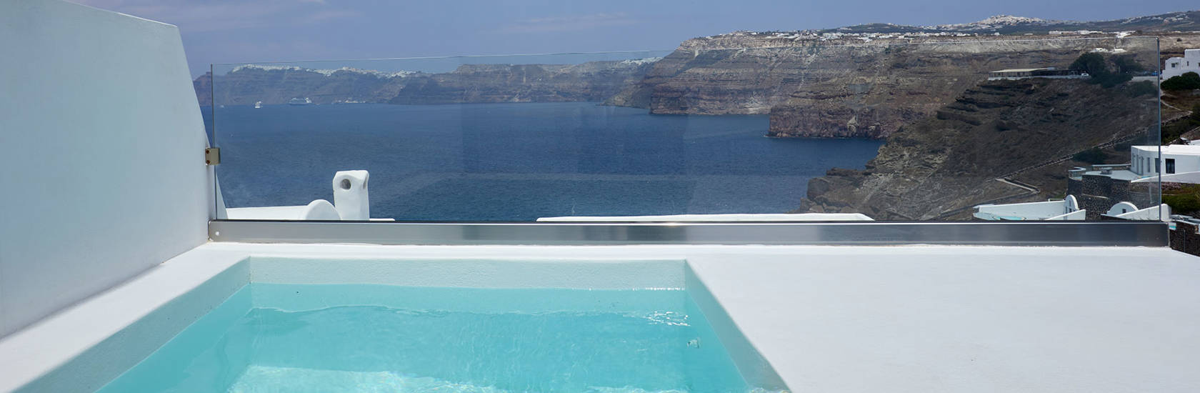 
Santorini View Hotel Deluxe Double room with Panoramic sea Caldera View and balcony with Hot Tub